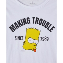 NAME IT Simpsons Tee Hvid