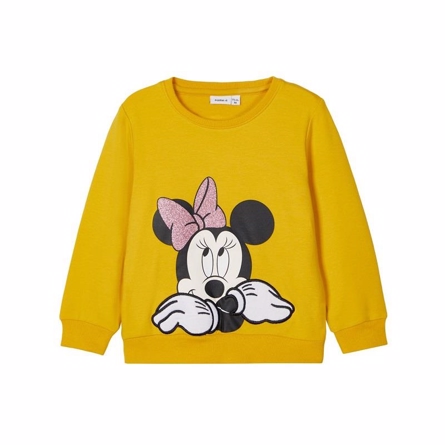 NAME IT Minnie Mouse Sweatshirt Kara Mustard