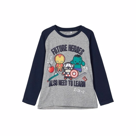 NAME IT Avengers Bluse Jari Grå