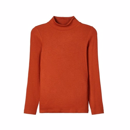 #3 - NAME IT Modal Turtleneck Cinnamon