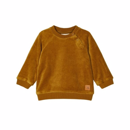 LIL ATELIER Velour Sweatshirt Gunner Plantation