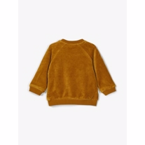 LIL ATELIER Velour Sweatshirt Gunner Plantation