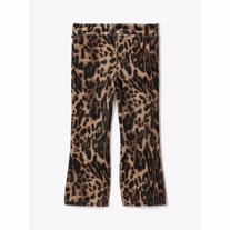 NAME IT Velour Leopard Bukser Serid Black