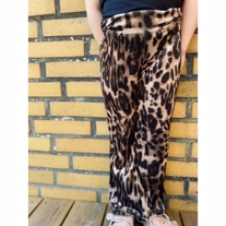 NAME IT Velour Leopard Bukser Serid Black