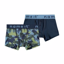 NAME IT 2-Pak Boksershorts China Blue Animals