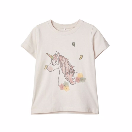 NAME IT Unicorn Tee Fully Lilac Ash