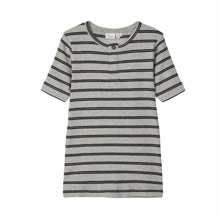 NAME IT Modal Tee Jaco Grey Melange