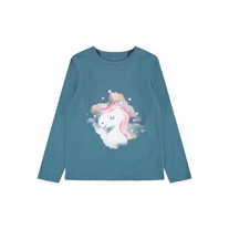 NAME IT Basis Nattøj Real Teal Unicorn