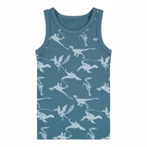 NAME IT 2-Pak Basis Tanktop Real Teal Dino