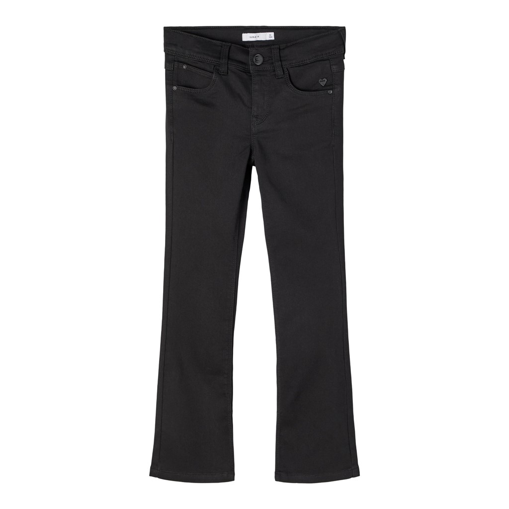 NAME IT Skinny Fit Bootcut Sweat Jeans Polly Black