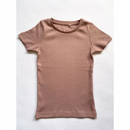 NAME IT Hulmønster Tee Vitte Deauville Mauve