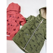 NAME IT Magisk Softshell Jakke Dino Olive Night