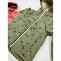 NAME IT Magisk Softshell Jakke Dino Olive Night