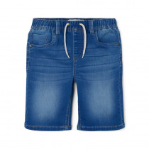 NAME IT Denim Jogger Shorts Ryan Dark Blue Denim