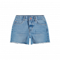 NAME IT Højtaljede Denim Shorts Rose Medium Blue Denim