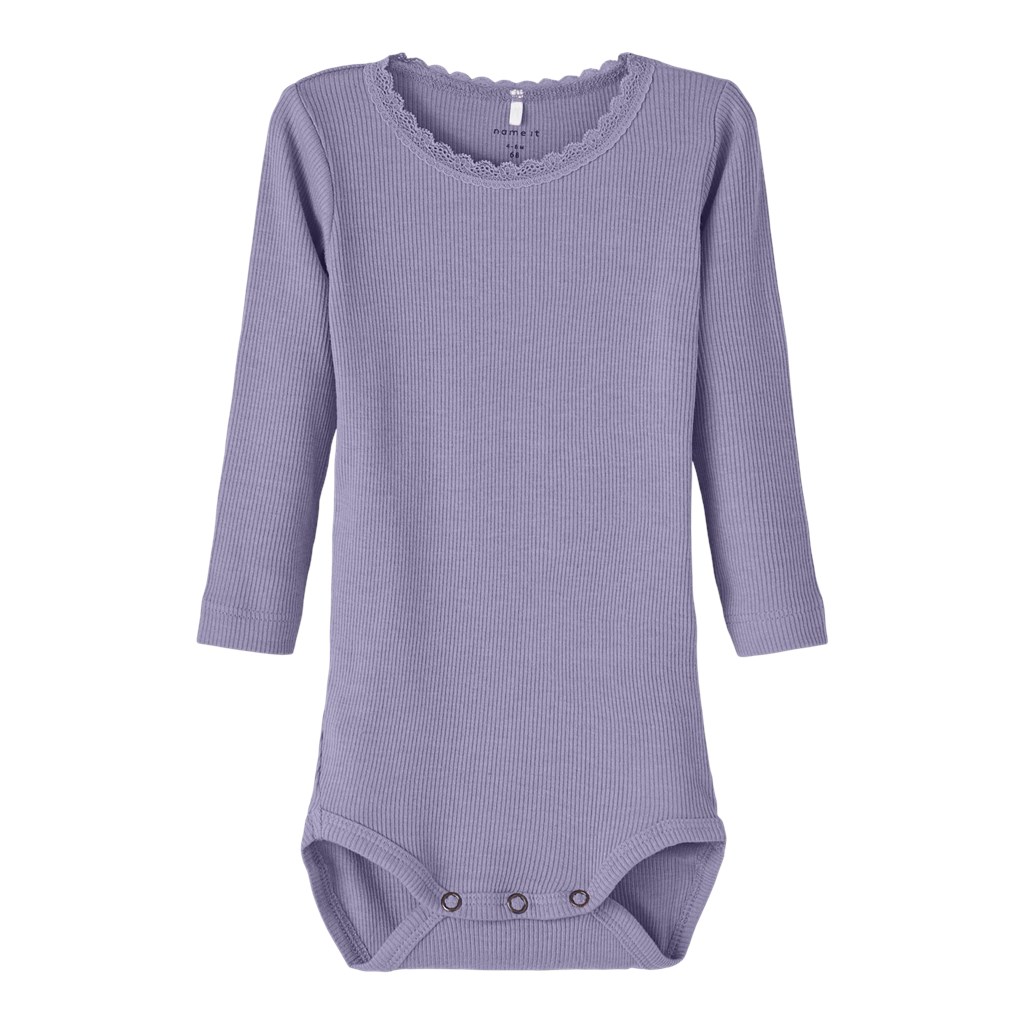 NAME IT Modal Rib Blonde Body Kab Heirloom Lilac Melange