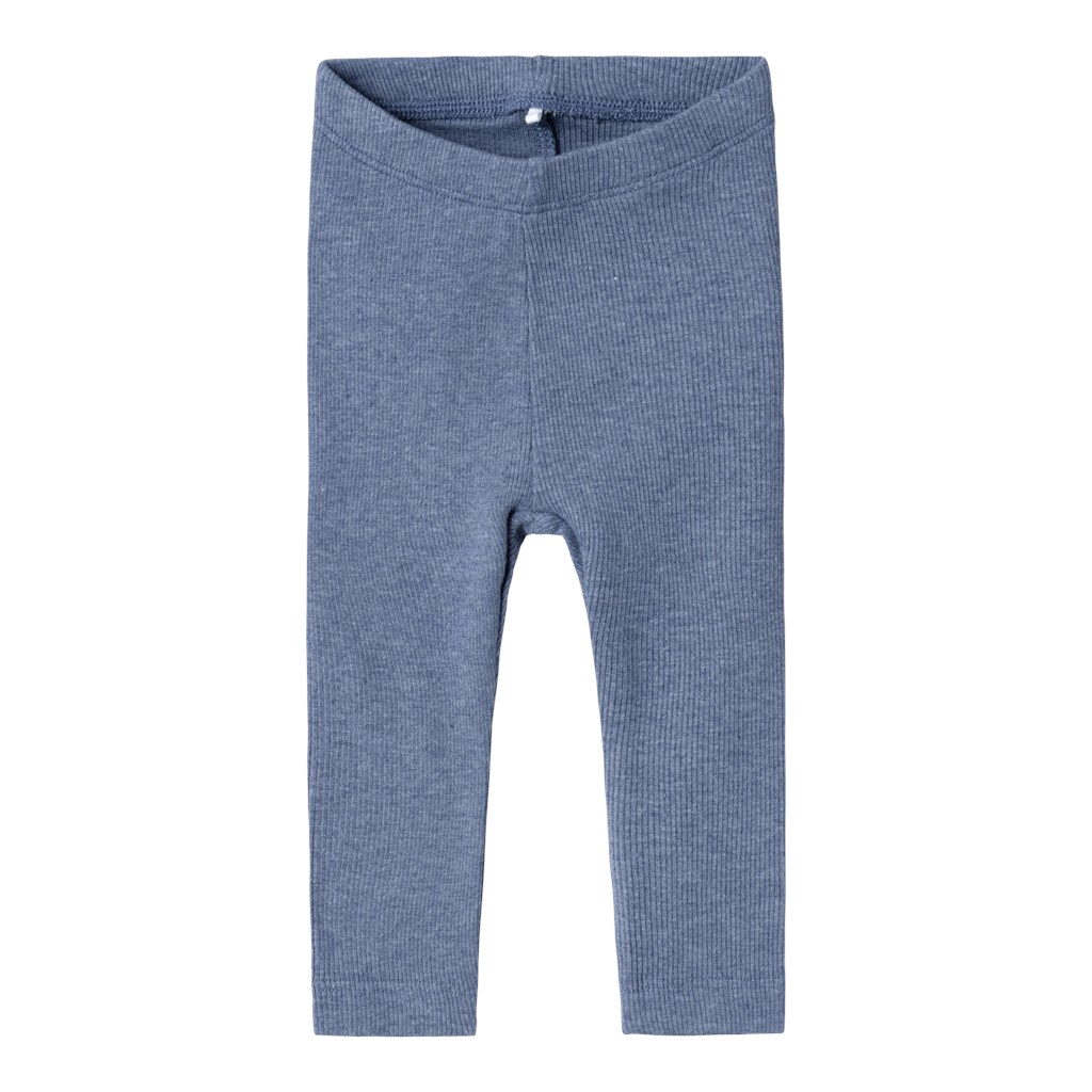 NAME IT Modal Rib Leggings Kab Troposphere Melange