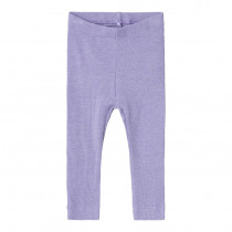 NAME IT Modal Rib Leggings Kab Heirloom Lilac Melange