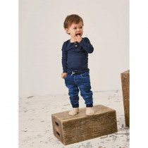  NAME IT Langærmet Modal Bluse Kab Dark Sapphire