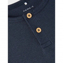  NAME IT Langærmet Modal Bluse Kab Dark Sapphire