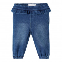 NAME IT Baggy Fit Flæse Jeans Bella Dark Blue