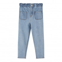 NAME IT Højtaljede Mom Jeans Bella Light Blue