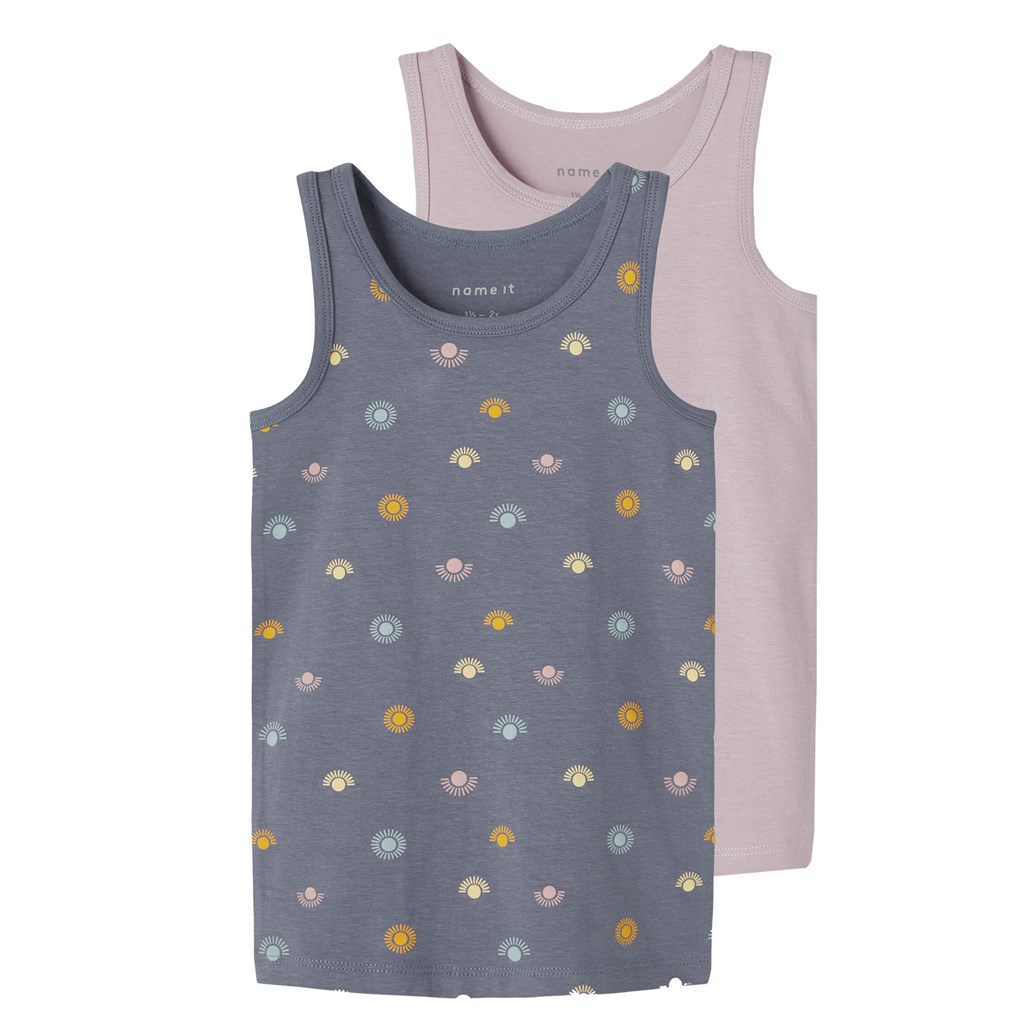 Name It 2-Pak Tanktops - Folkstone Gray