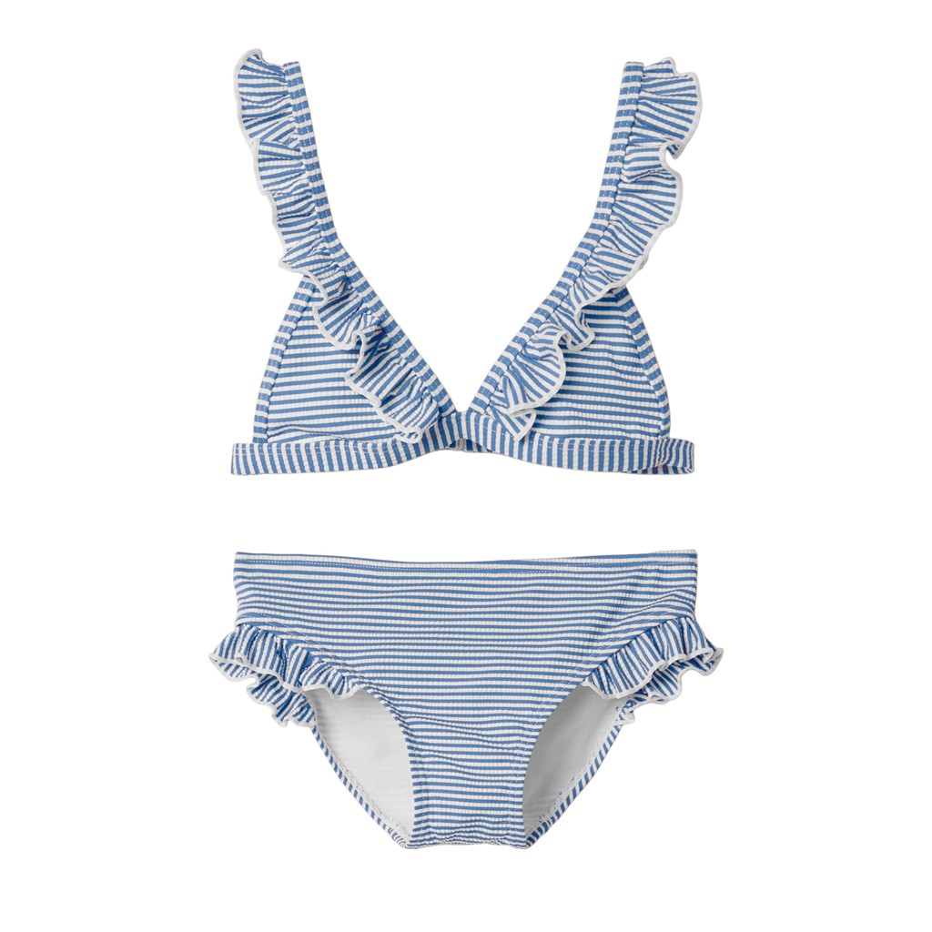 6: NAME IT Bikini Zannah Silver Lake Blue