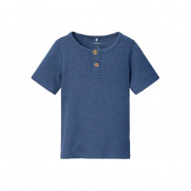 NAME IT Modal Tee Kab Bijou Blue Melange