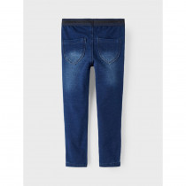 NAME IT Sweat Denim Leggings Salli Blue Glitter