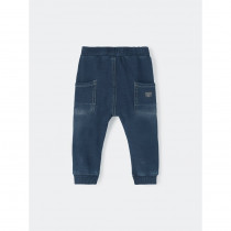 NAME IT Baggy Fit Denim Sweatpants Ben Dark Blue Denim