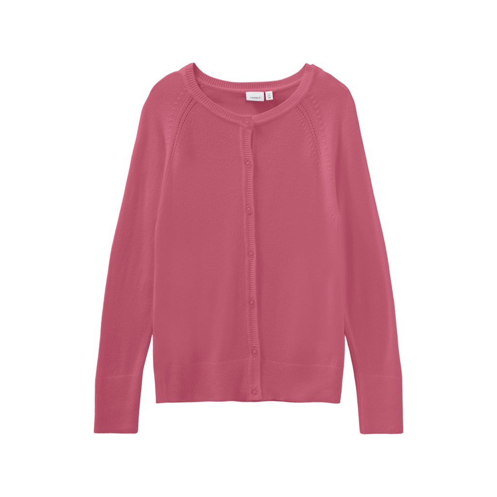 NAME IT Strikket Cardigan Vioni Rose Wine