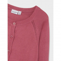 NAME IT Strikket Cardigan Vioni Rose Wine