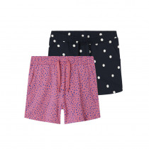 NAME IT 2-Pak Shorts Vigga Camellia Rose 