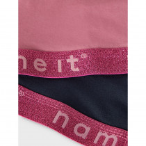 NAME IT 2-Pak Korte Toppe Heather Rose & Dark Sapphire