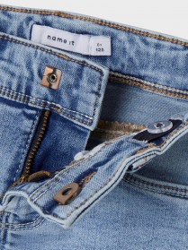 NAME IT Skinny Bootcut Jeans Polly Light Blue Denim