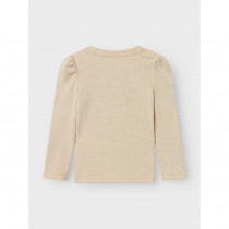 NAME IT Glimmer Bluse Siclo Gilded Beige
