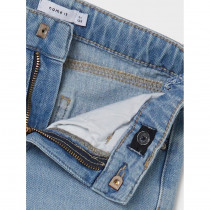 NAME IT Regular Fit Højtaljede Jeans Rose Light Blue