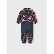 NAME IT Softshell Dragt Alfa Dark Sapphire Flowers