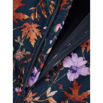 NAME IT Softshell Dragt Alfa Dark Sapphire Flowers