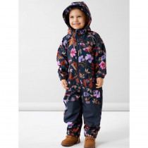 NAME IT Softshell Dragt Alfa Dark Sapphire Flowers