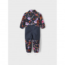 NAME IT Softshell Dragt Alfa Dark Sapphire Flowers