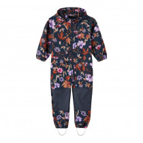 NAME IT Softshell Dragt Alfa Dark Sapphire Flowers