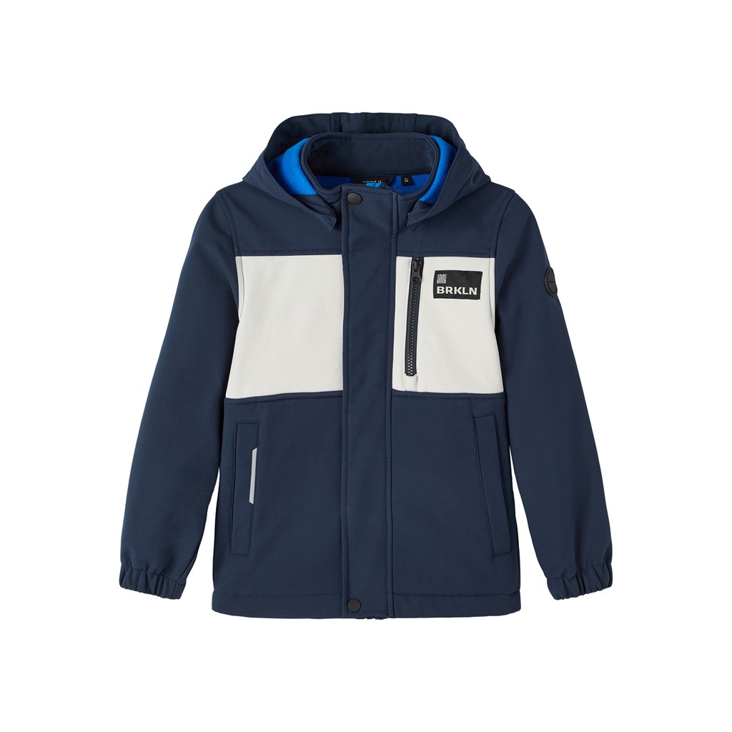 NAME IT Softshell Jakke Alfa Dark Sapphire
