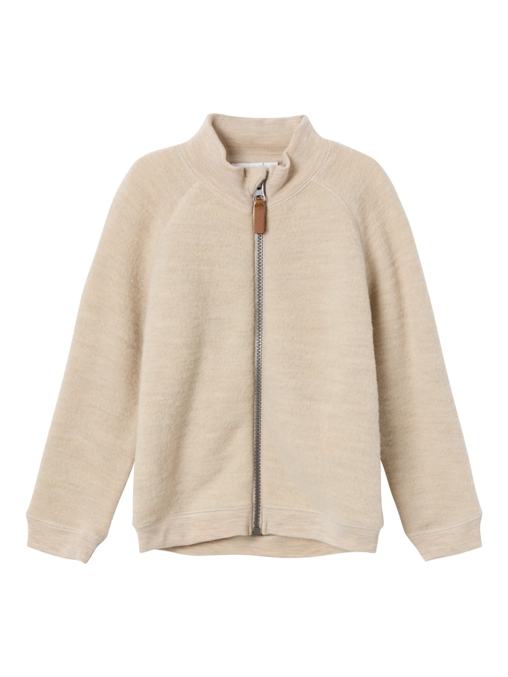 NAME IT Merinould Cardigan Mino White Pepper