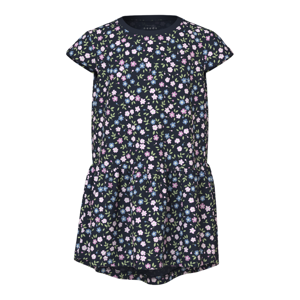 NAME IT Kortærmet Kjole Vigga Dark Sapphire