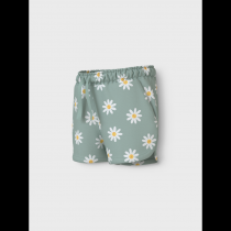 NAME IT Shorts Vigga Silt Green Daisy Blomster