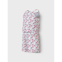 NAME IT Playsuit Vigga Bright White Kirsebær