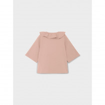 LIL ATELIER Flæsekrave Skjorte Dolly Rose Dust