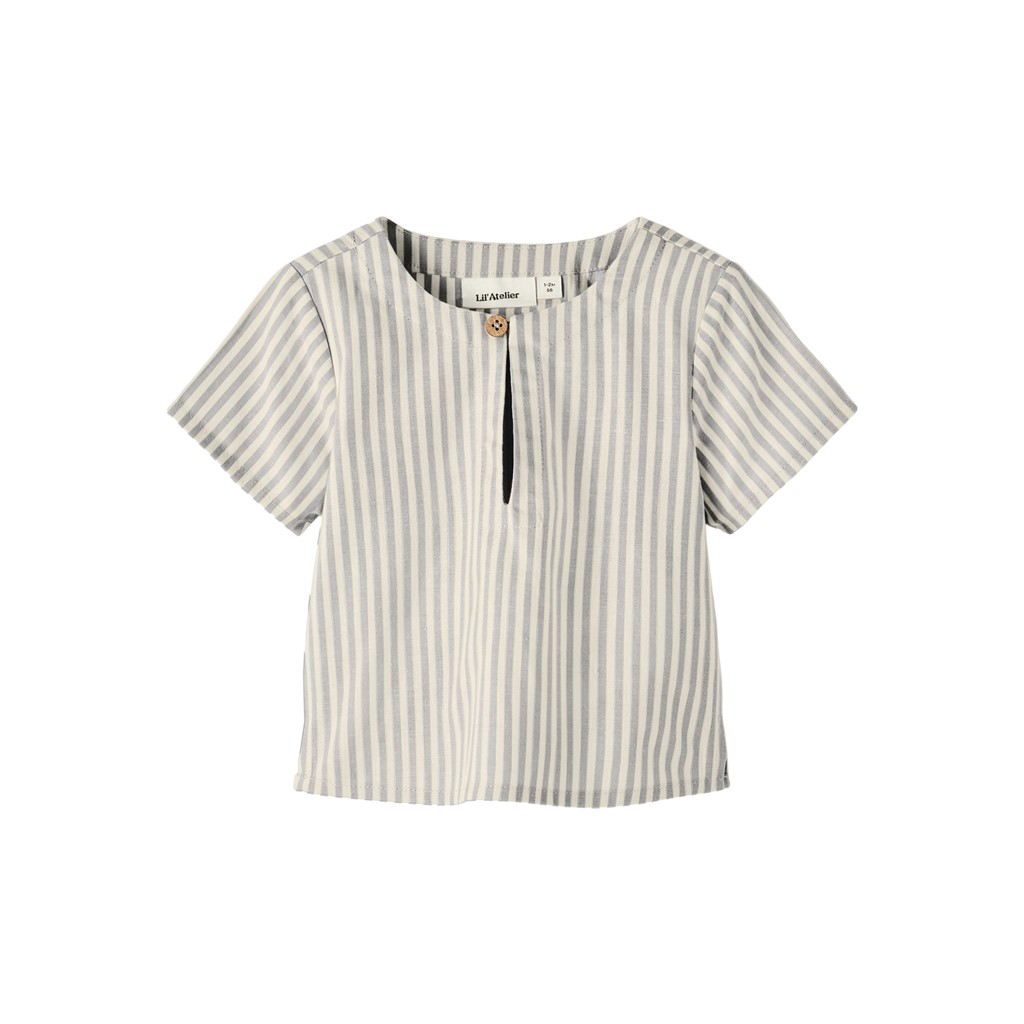 LIL ATELIER Skjorte Diogo Harbor Mist